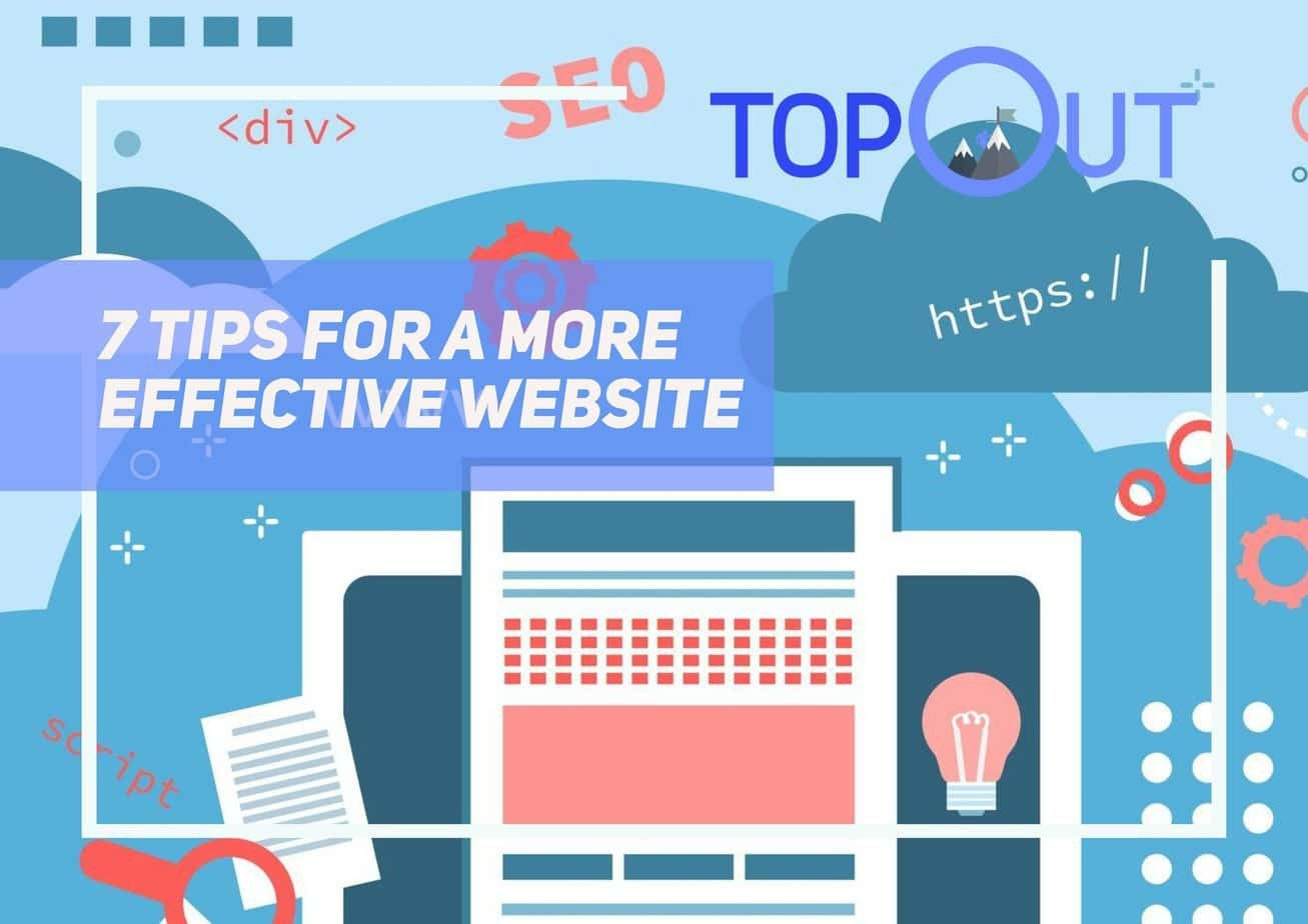 7 Tips For A More Effective Website cover