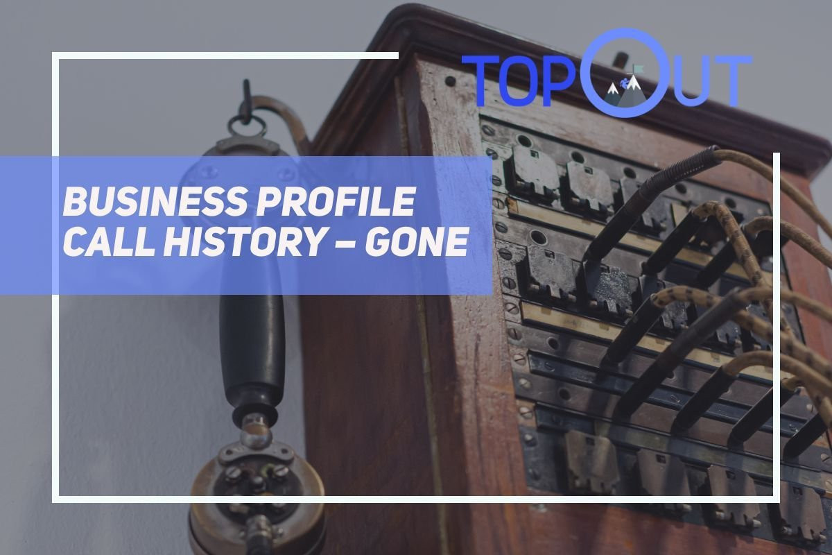 Business Profile Call History &ndash; Gone cover