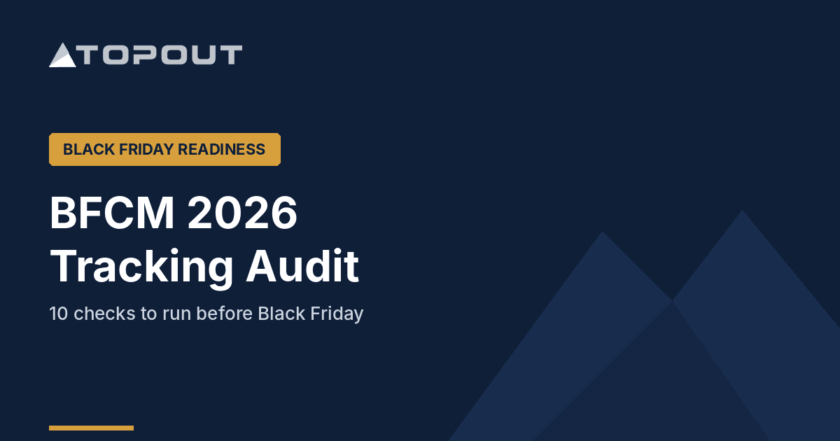 BFCM 2026 Tracking Audit: 10 Checks to Run Before Black Friday cover