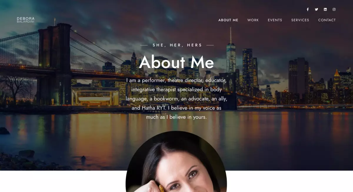 Debora Balardini website